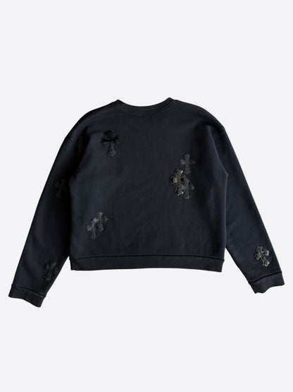 Chrome Hearts Black Cross Patch Sweater