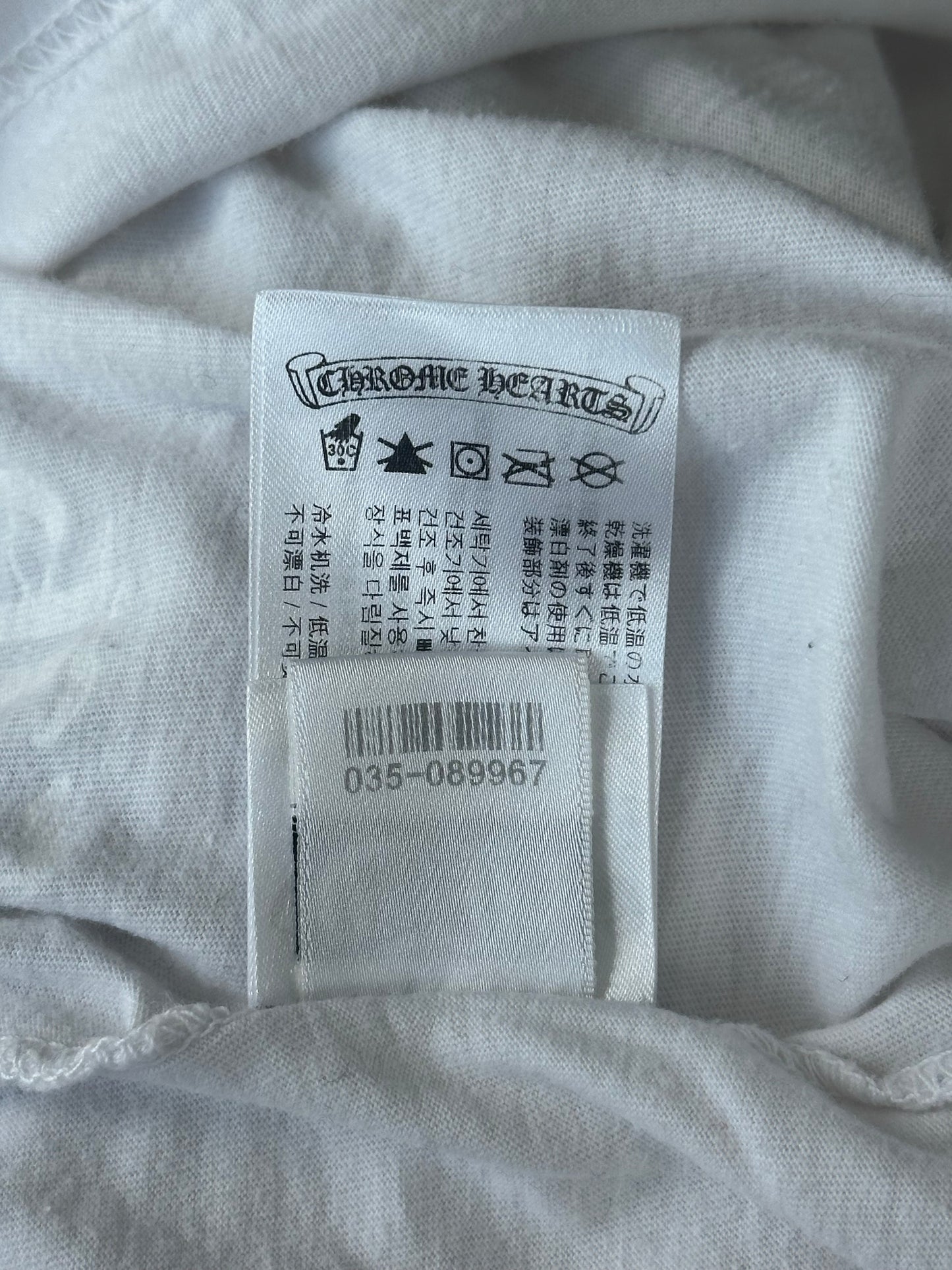 Chrome Hearts White Camouflage Horseshoe Logo Longsleeve T-Shirt