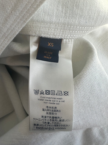 Louis Vuitton Blue & White Gradient Snowfall Monogram Denim Jacket