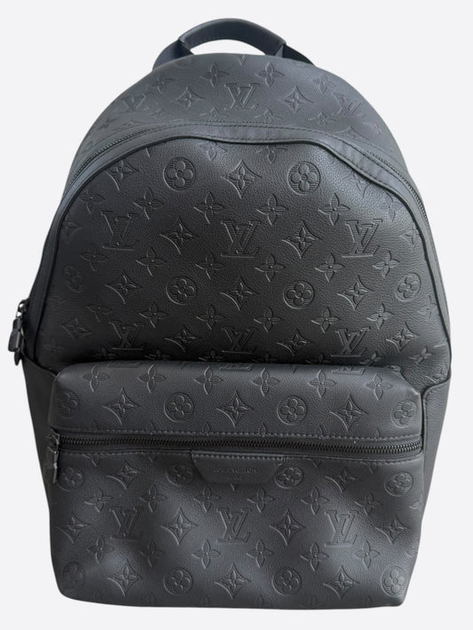 Louis Vuitton Black Shadow Monogram Discovery Backpack