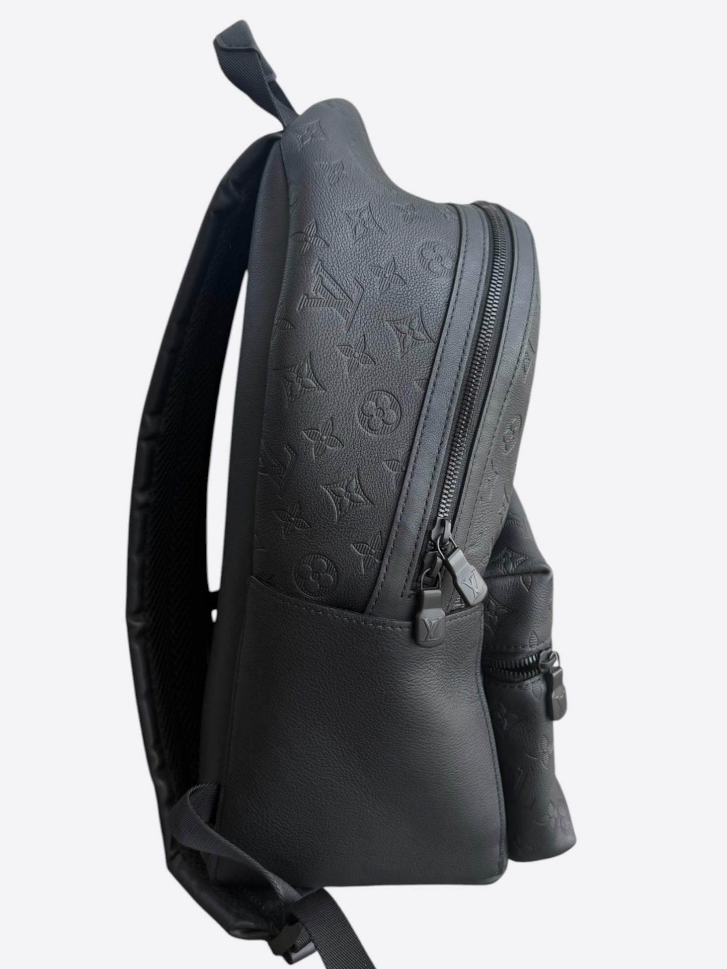 Louis Vuitton Black Shadow Monogram Discovery Backpack