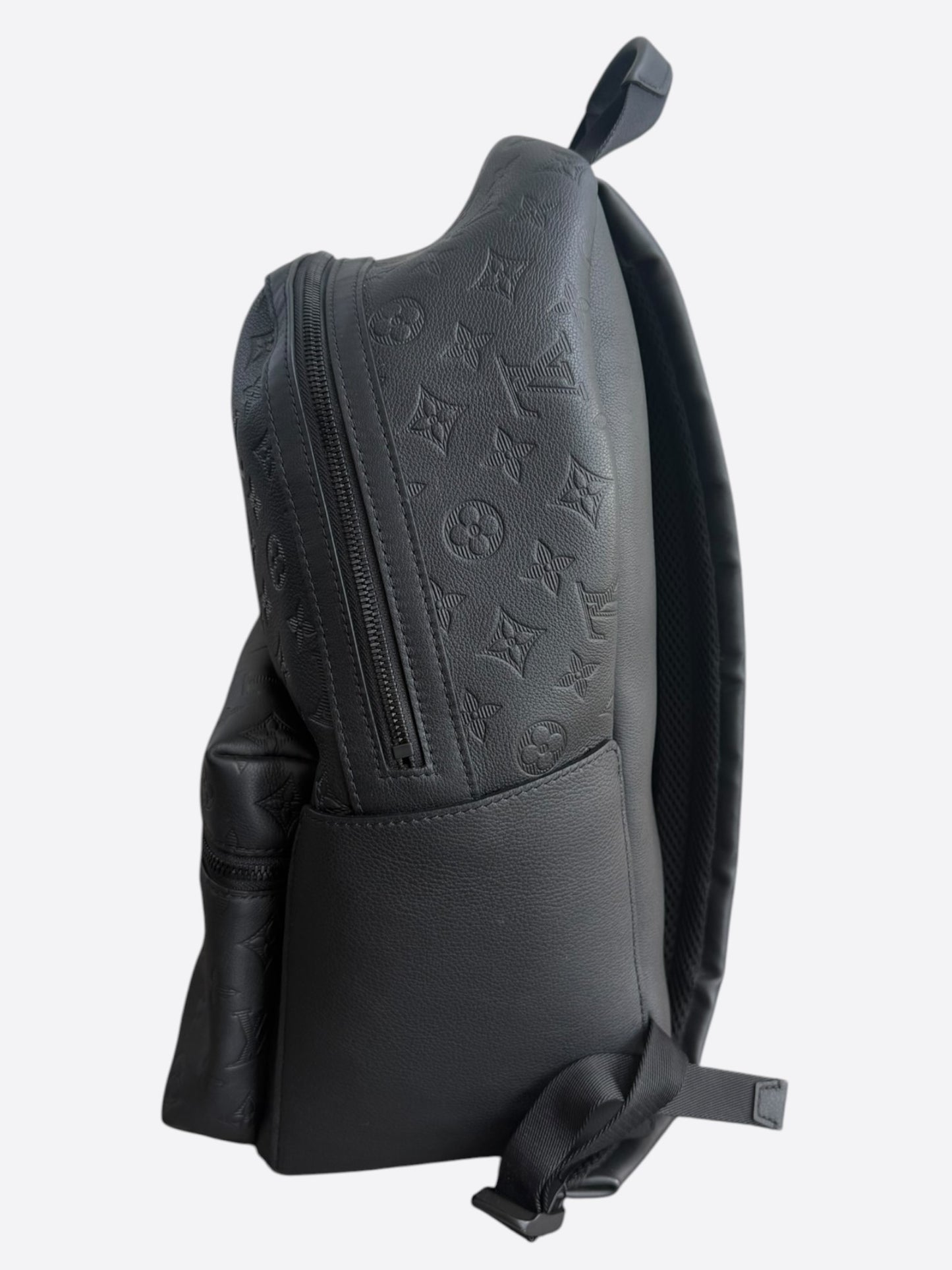 Louis Vuitton Black Shadow Monogram Discovery Backpack