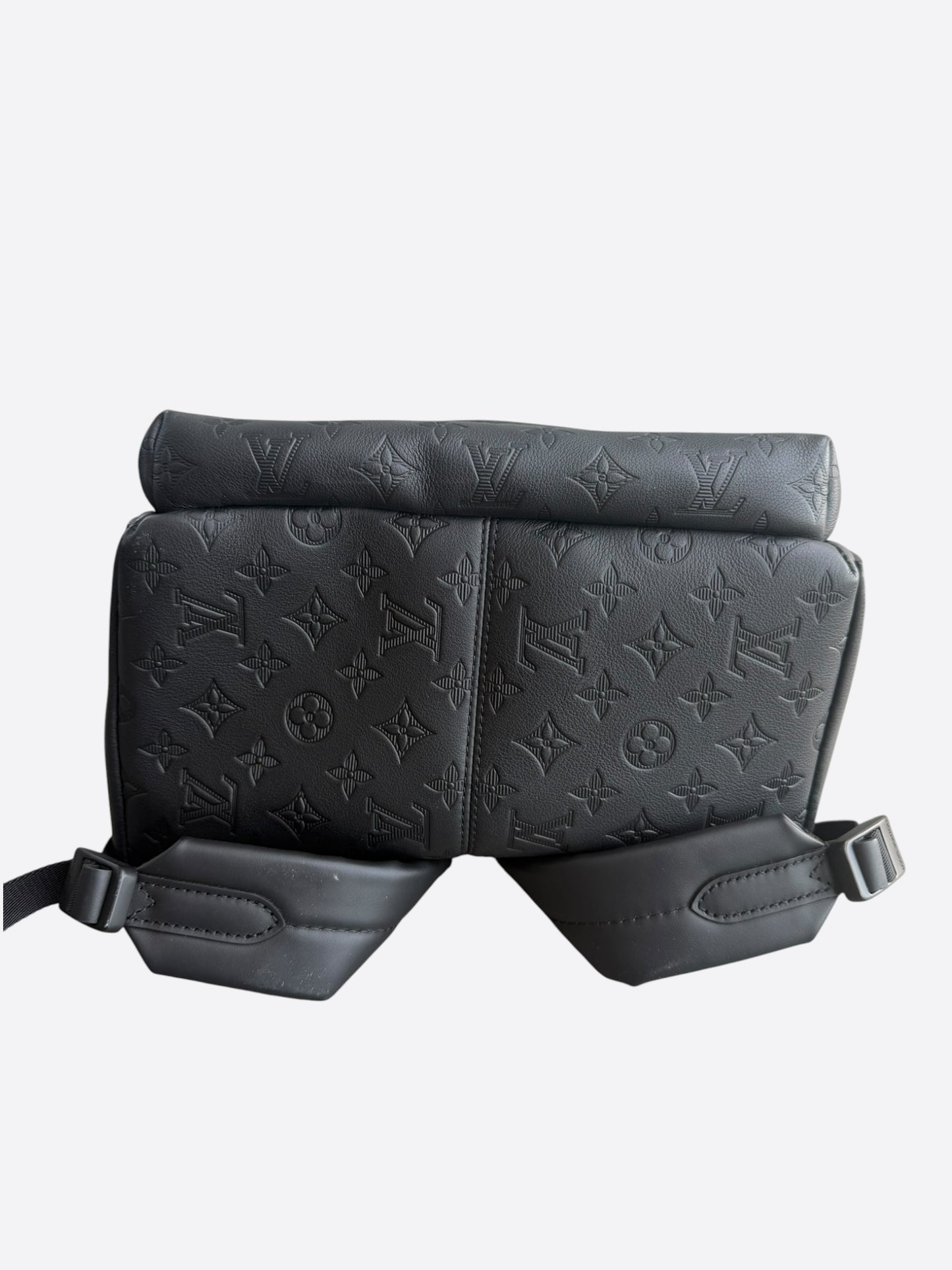 Louis Vuitton Black Shadow Monogram Discovery Backpack