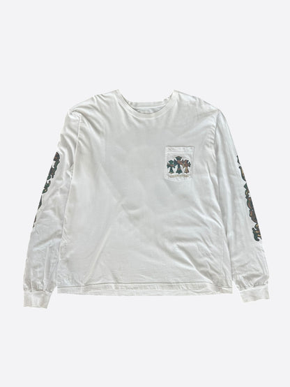 Chrome Hearts White Camouflage Horseshoe Logo Longsleeve T-Shirt