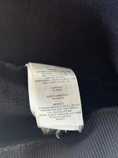 Fendi Sarah Coleman Black FF Monogram Hoodie