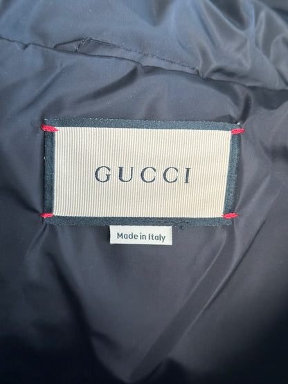 Gucci Black GG Monogram Puffer Jacket
