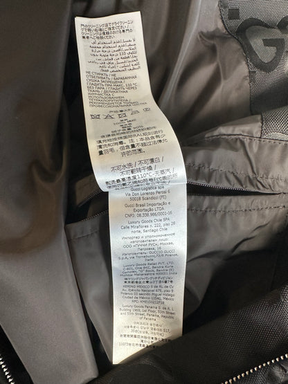 Gucci Black GG Monogram Puffer Jacket