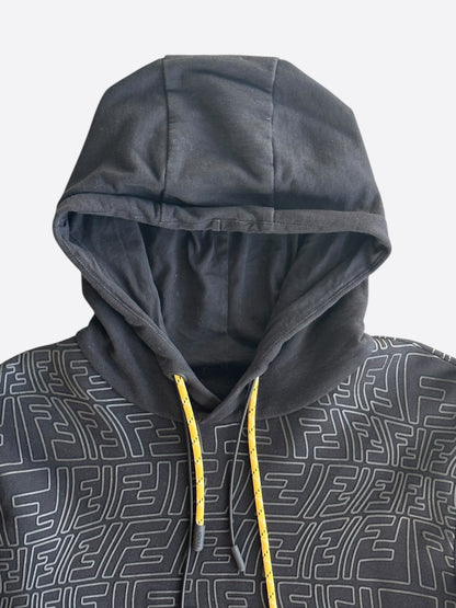 Fendi Sarah Coleman Black FF Monogram Hoodie