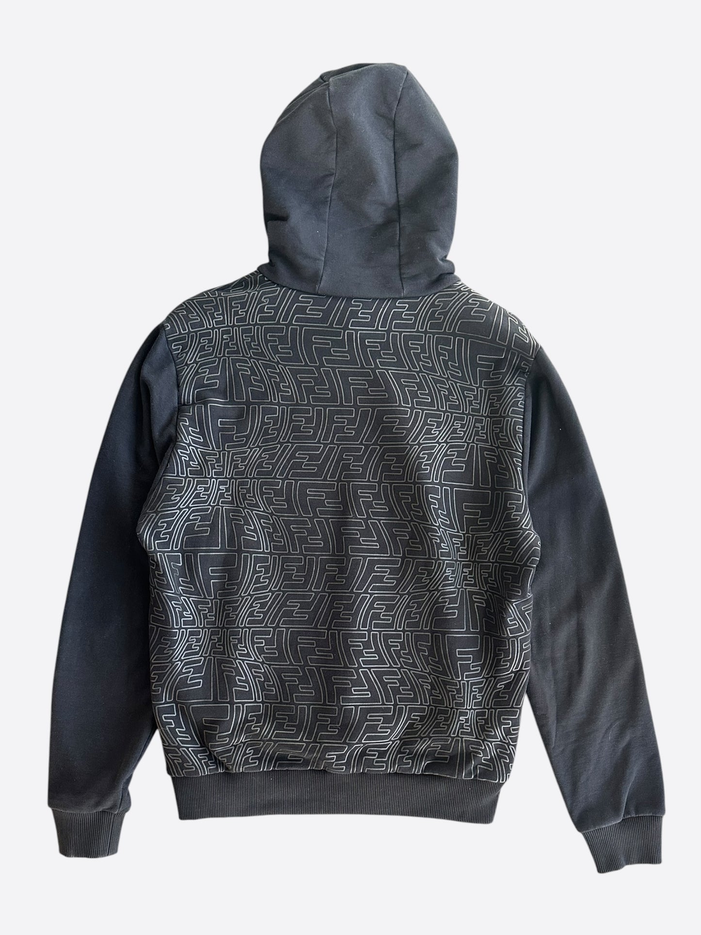 Fendi Sarah Coleman Black FF Monogram Hoodie