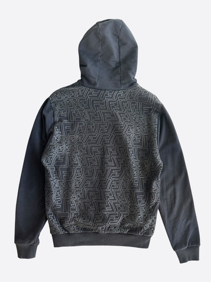 Fendi Sarah Coleman Black FF Monogram Hoodie