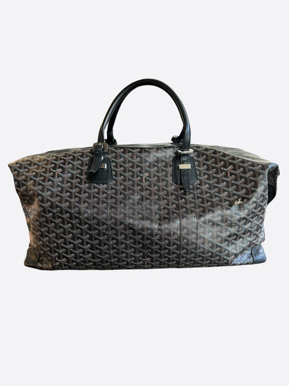 Goyard Black Bowling 55 Duffel Bag
