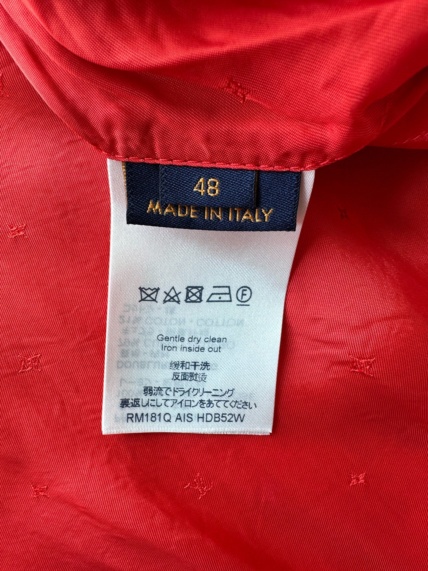 Louis Vuitton embroidered souvenir jacket