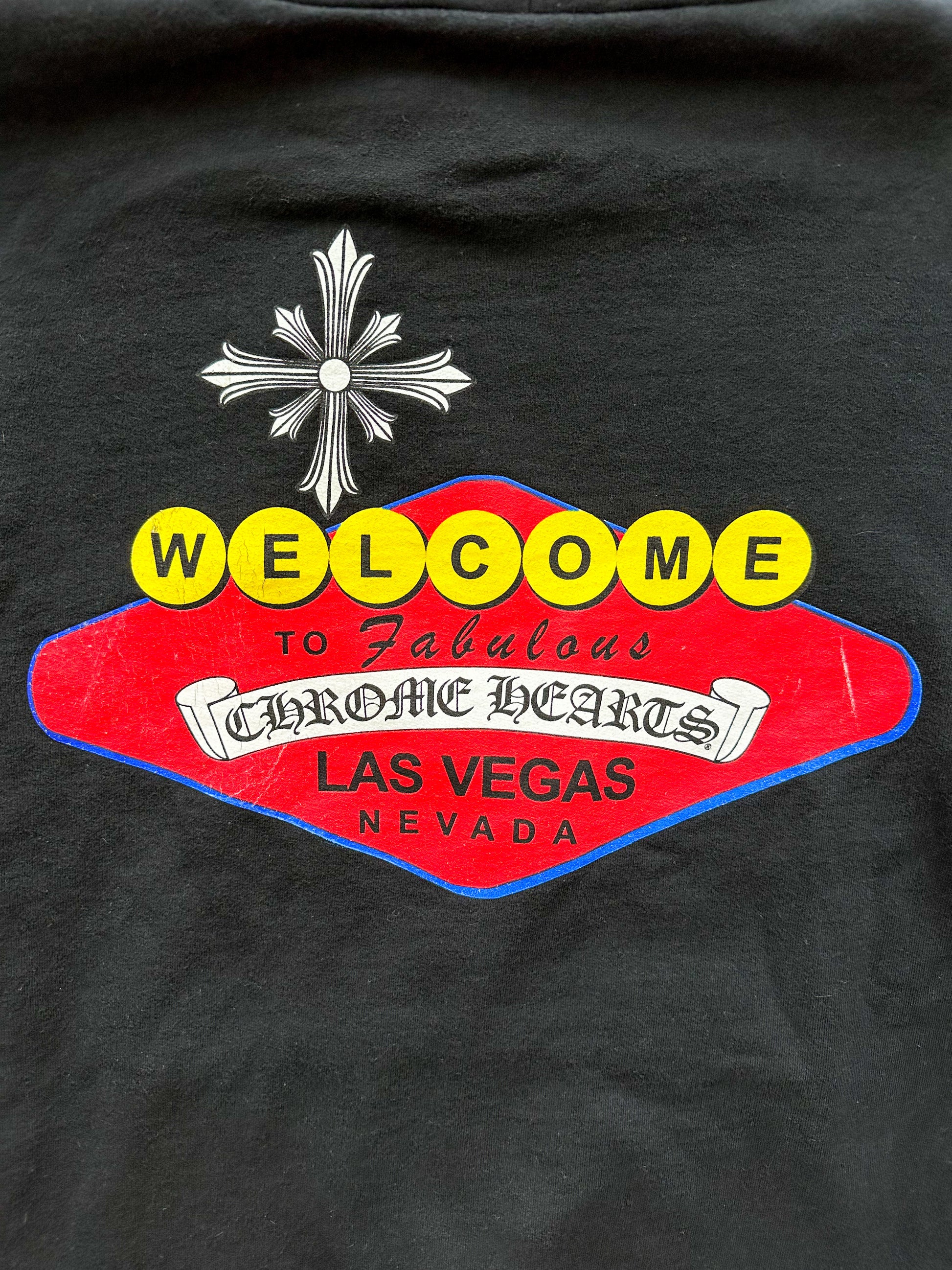 Chrome Hearts Black & Red Welcome To Las Vegas Hoodie – Savonches