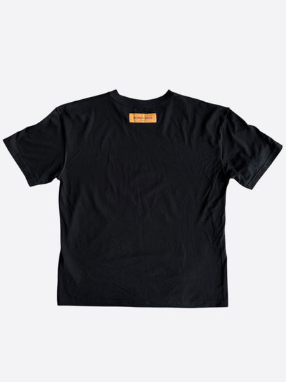 Louis Vuitton Black & White Vuittons Graphic T-Shirt