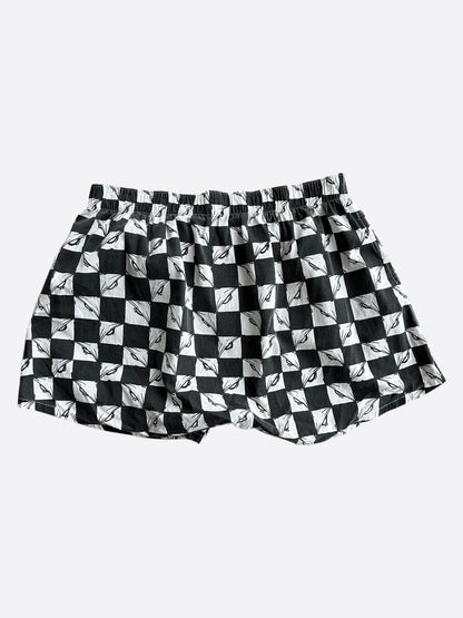 Chrome Hearts Matty Boy Black & White ‘99 Eyes’ Checkered Boxer Shorts