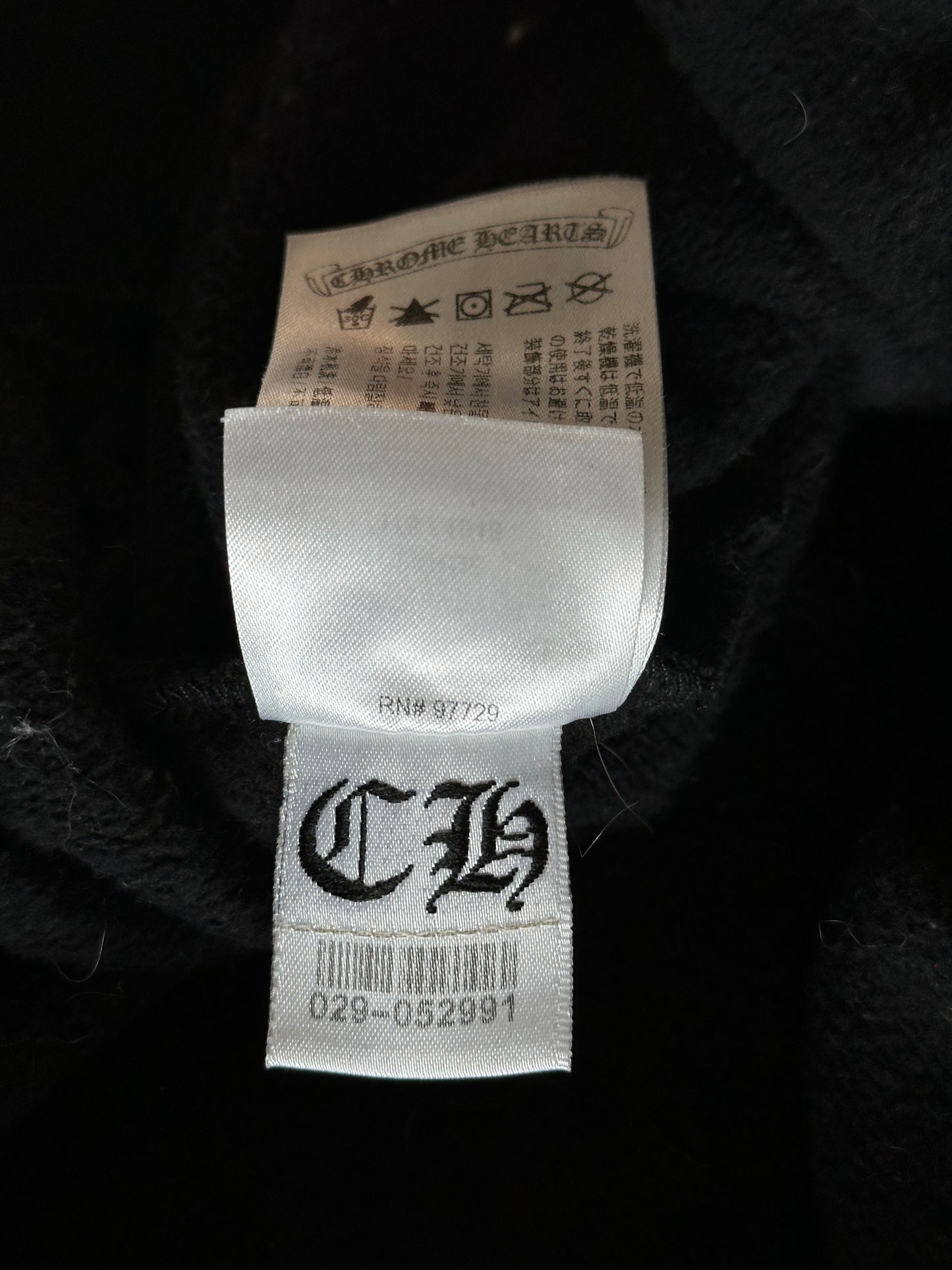 Chrome Hearts Black & Blue Online Exclusive Horseshoe Logo Hoodie