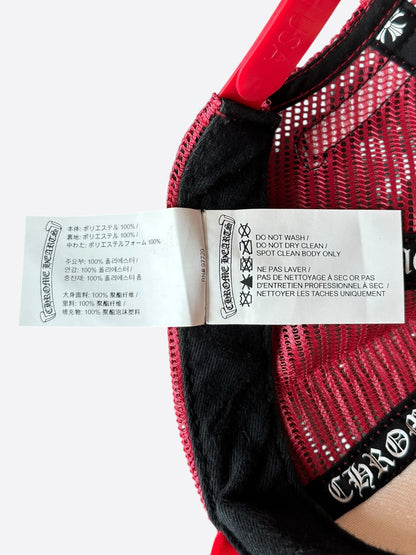 Chrome Hearts Matty Boy Red & White Sex Records Trucker Hat