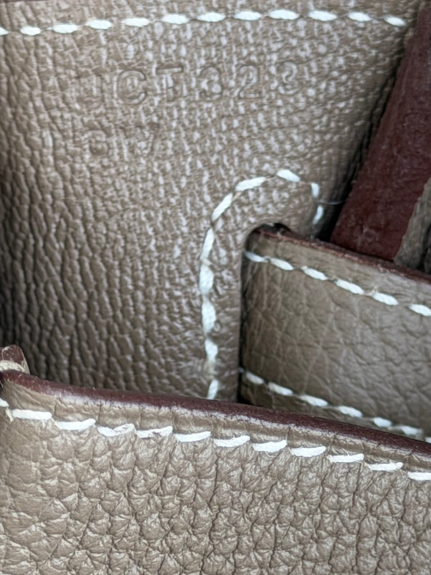 Hermes Etoupe Togo & Gold Hardware Birkin 25