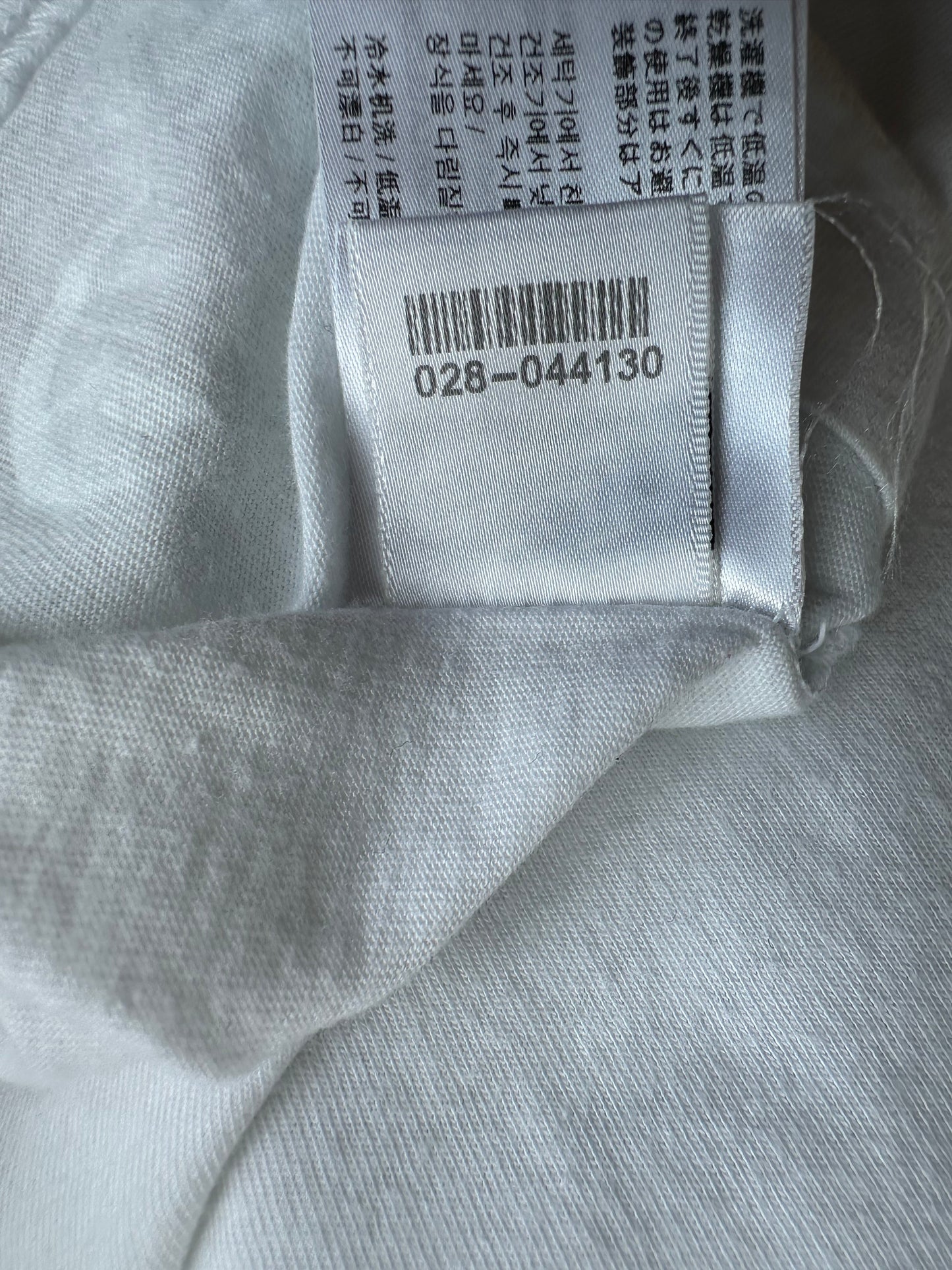 Chrome Hearts White & Black Scroll Logo T-Shirt