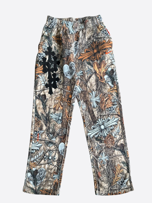 Chrome Hearts Nike NOCTA Camouflage & Black Cross Patch Sweatpants