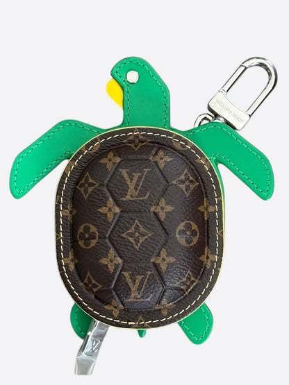 Louis Vuitton Brown Monogram Turtle Bag Charm