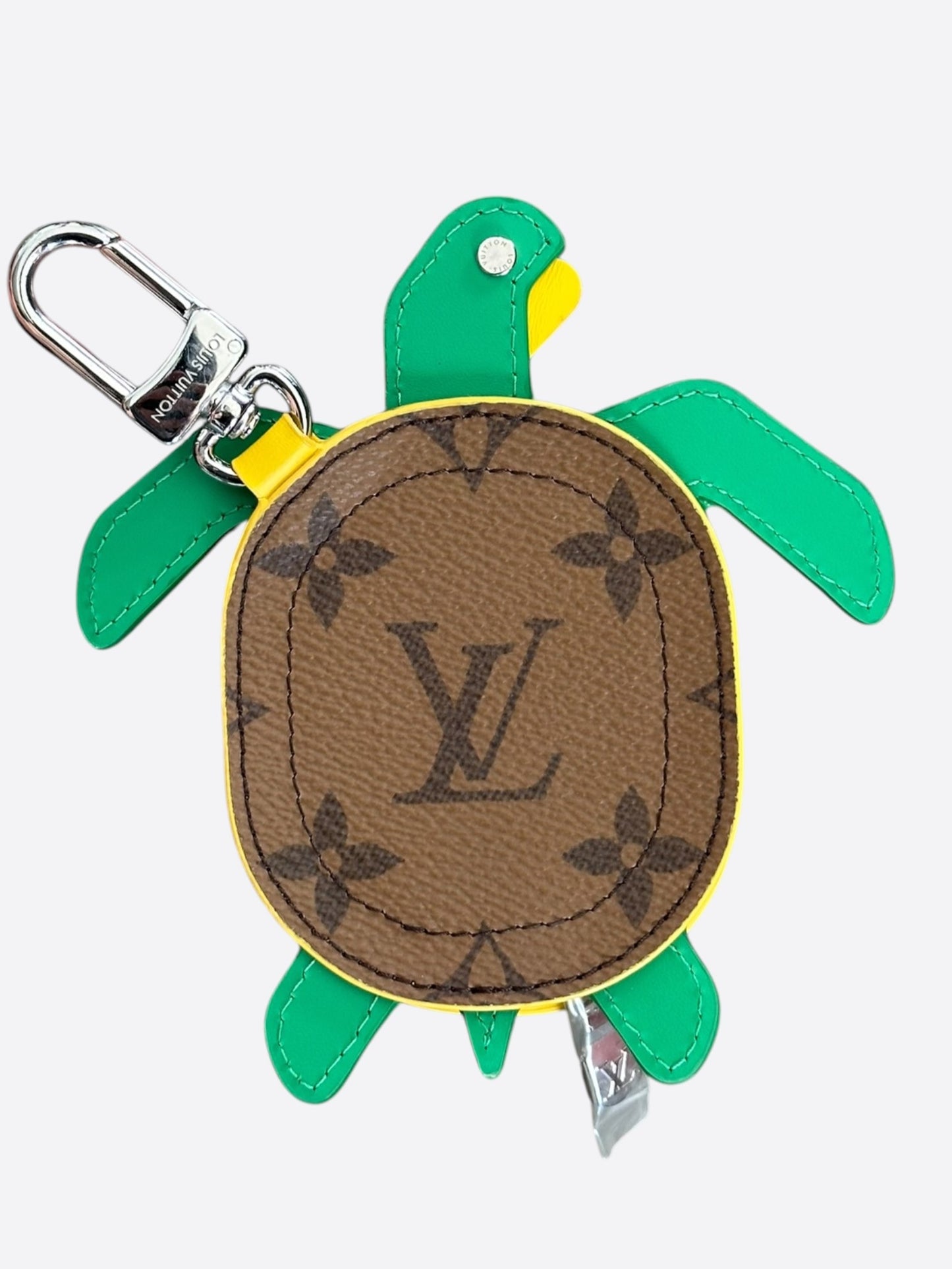 Louis Vuitton Brown Monogram Turtle Bag Charm