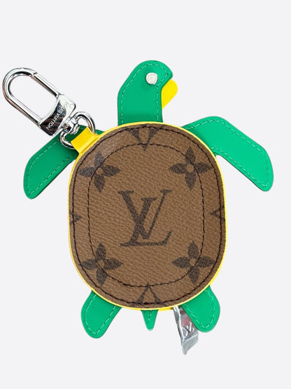 Louis Vuitton Brown Monogram Turtle Bag Charm