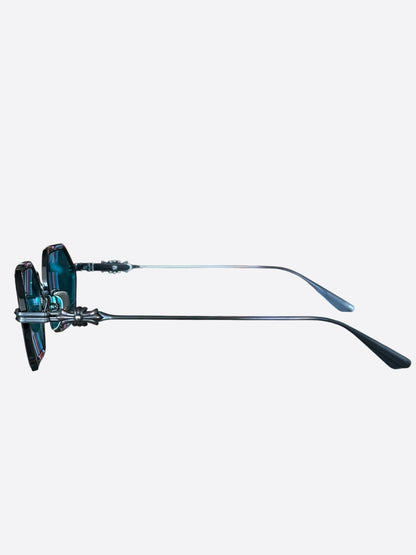 Chrome Hearts Silver Datass Tinted Glasses