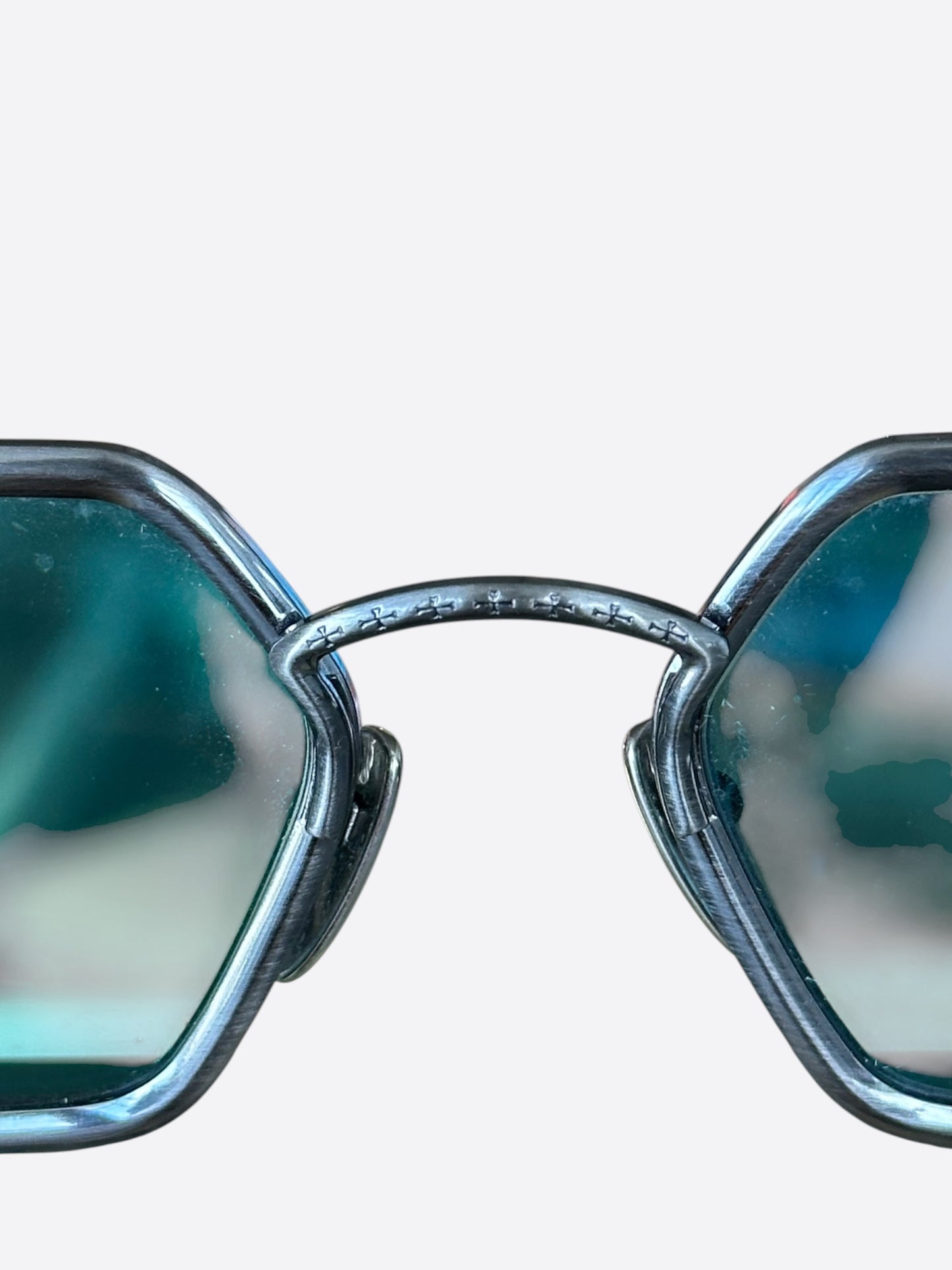 Chrome Hearts Silver Datass Tinted Glasses