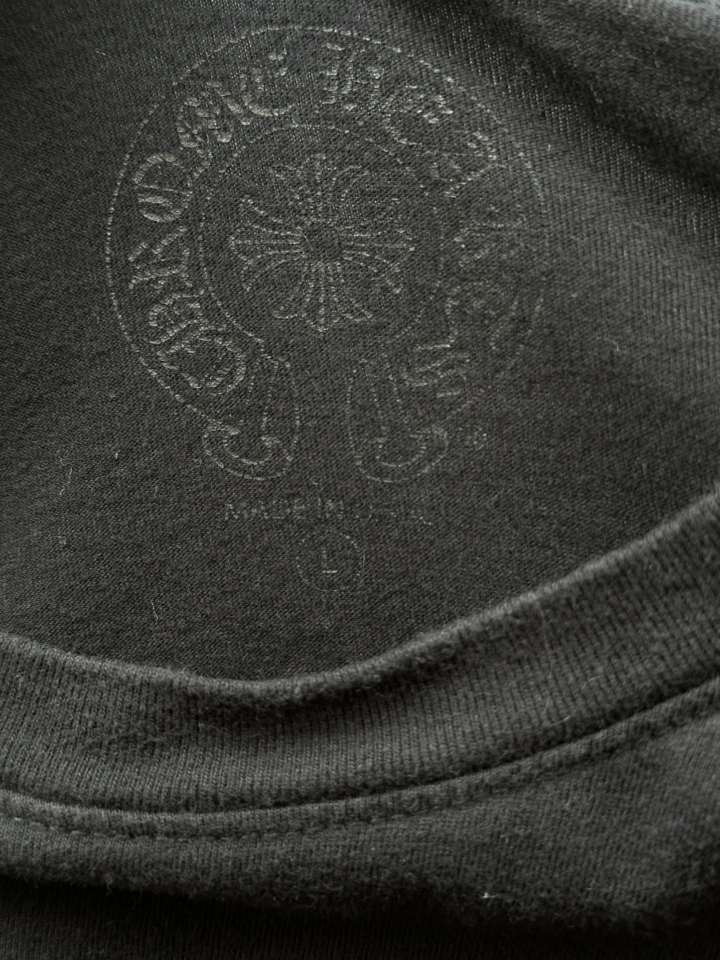 Chrome Hearts Black Gradient Circle Logo Longsleeve T-Shirt