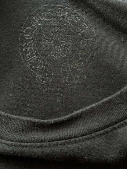 Chrome Hearts Black Gradient Circle Logo Longsleeve T-Shirt