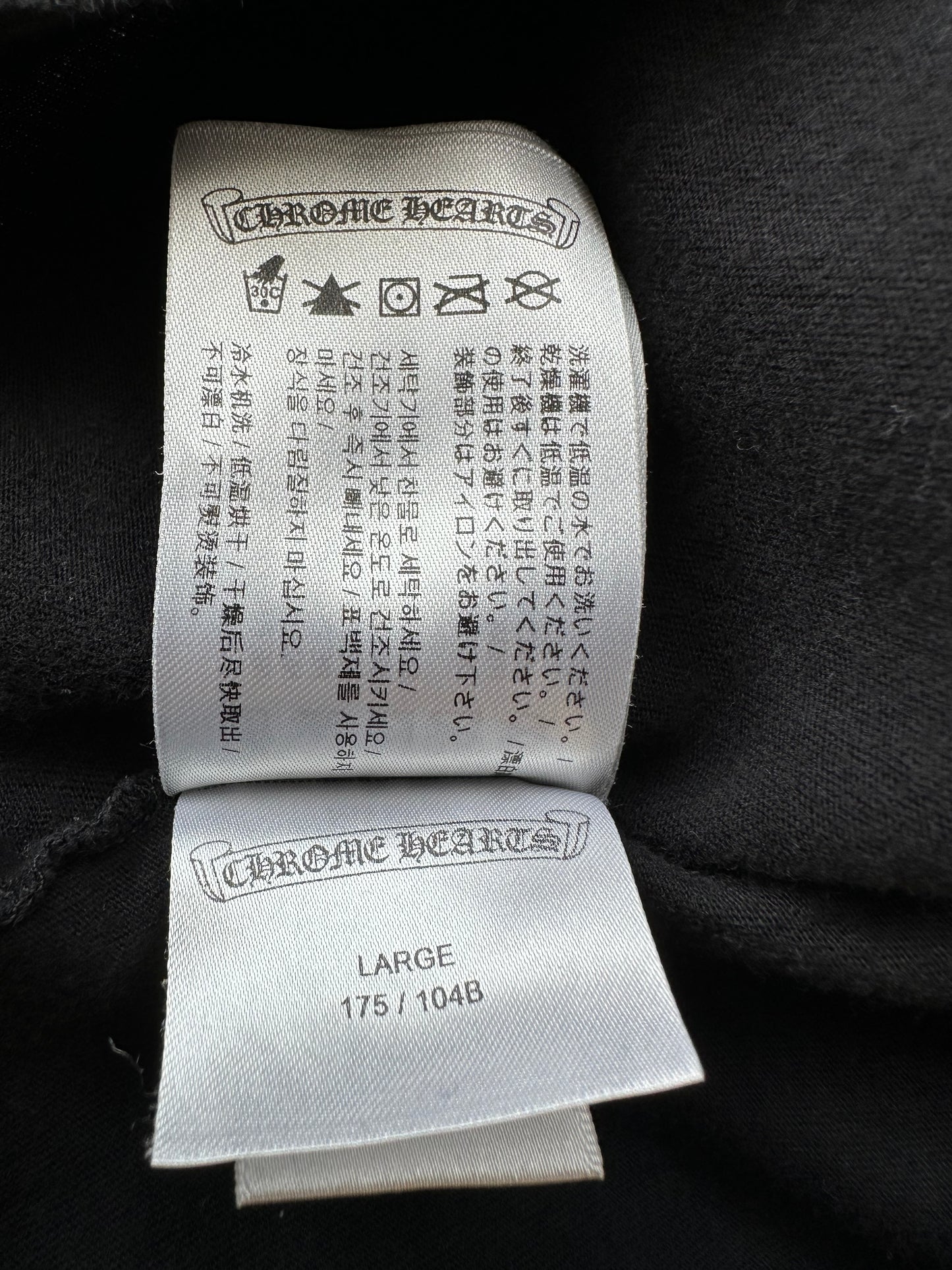 Chrome Hearts Black Gradient Circle Logo Longsleeve T-Shirt