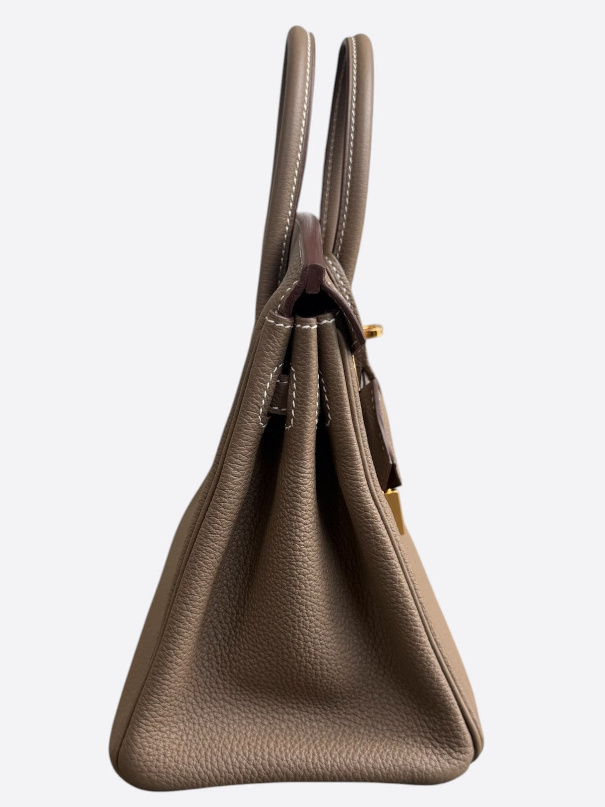 Hermes Etoupe Togo & Gold Hardware Birkin 25