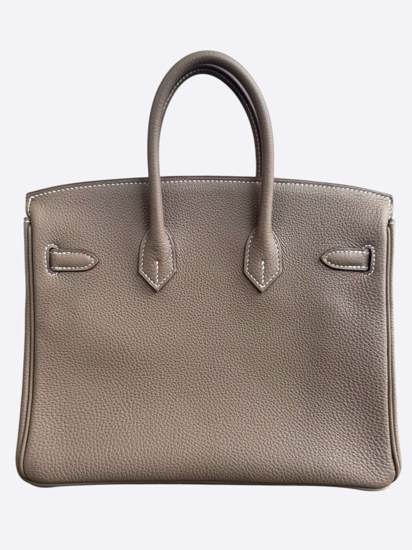 Hermes Etoupe Togo & Gold Hardware Birkin 25