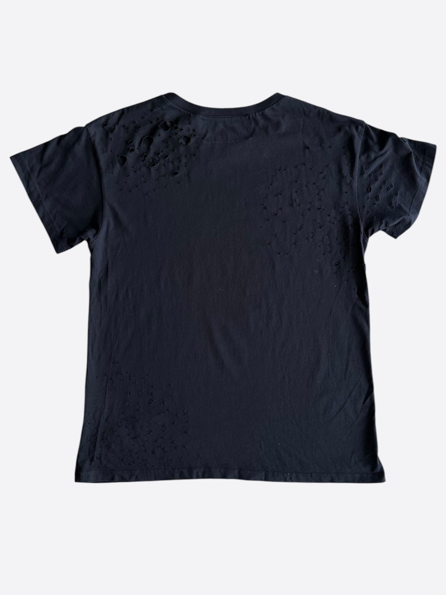 Enfants Riches Deprimes Black & White Distressed Classic Logo T-Shirt