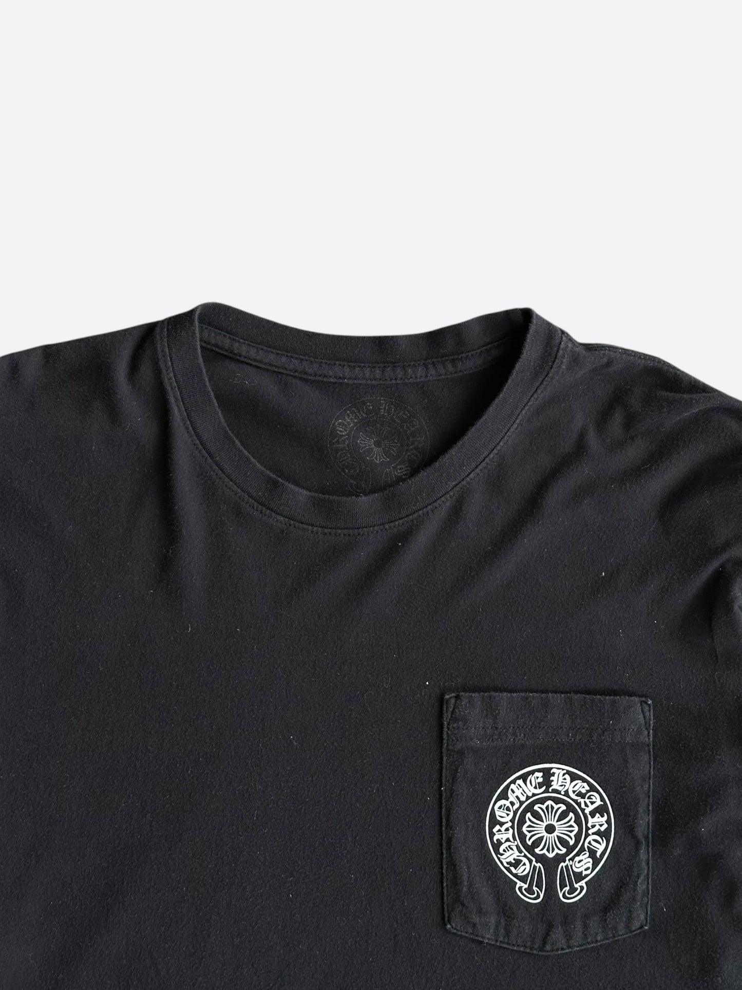 Chrome Hearts Black Gradient Circle Logo Longsleeve T-Shirt