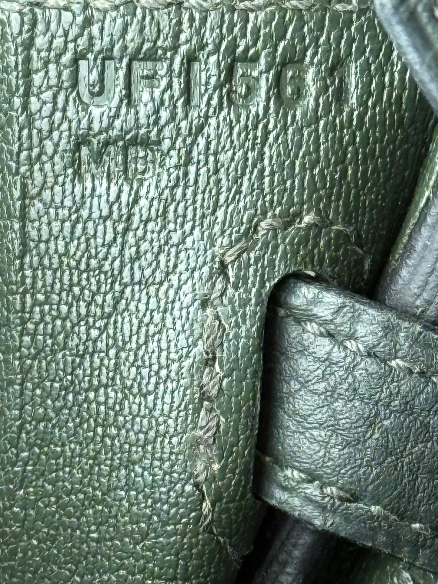 Hermes Vert Rousseau Togo & Palladium Hardware Birkin 25