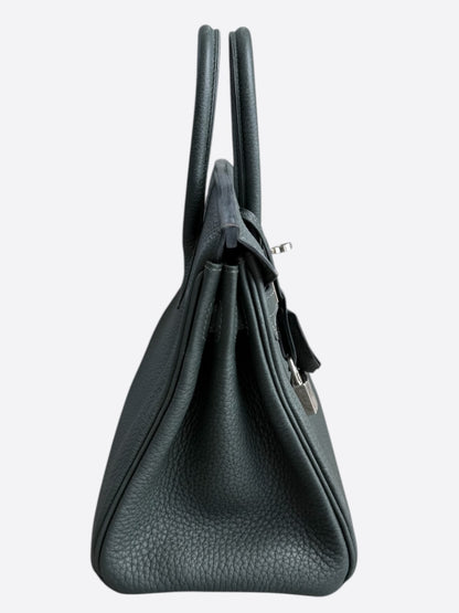 Hermes Vert Rousseau Togo & Palladium Hardware Birkin 25