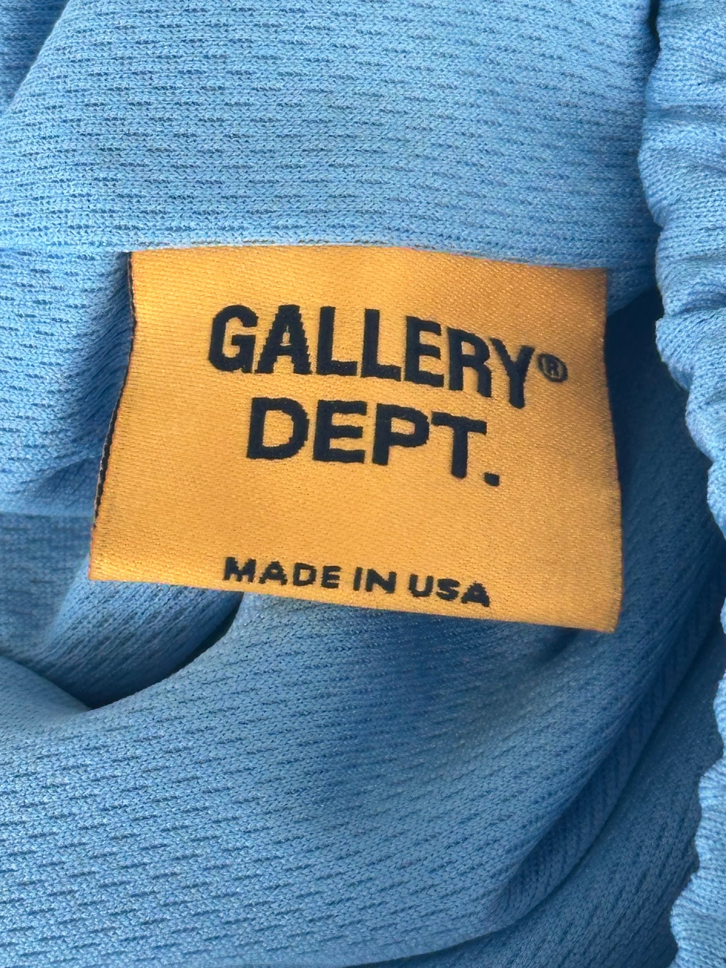 Gallery Dept Blue & White Logo Venice Court Shorts
