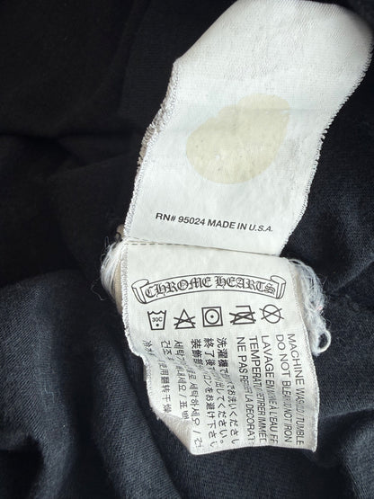 Chrome Hearts Black & White Los Angeles Horseshoe Logo T-Shirt