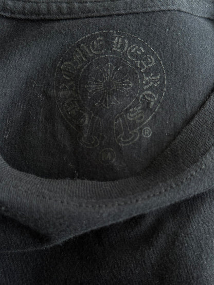 Chrome Hearts Black & White Dagger Logo T-Shirt