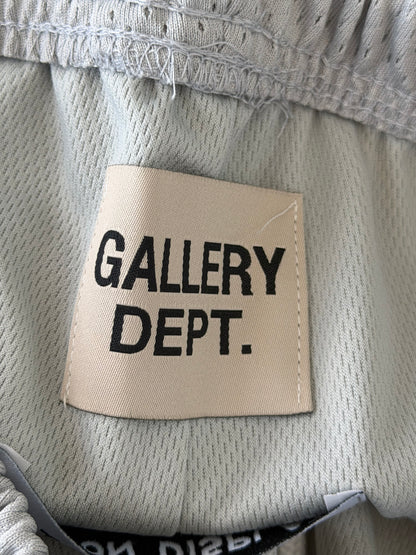 Gallery Dept Grey & White Logo Venice Court Shorts