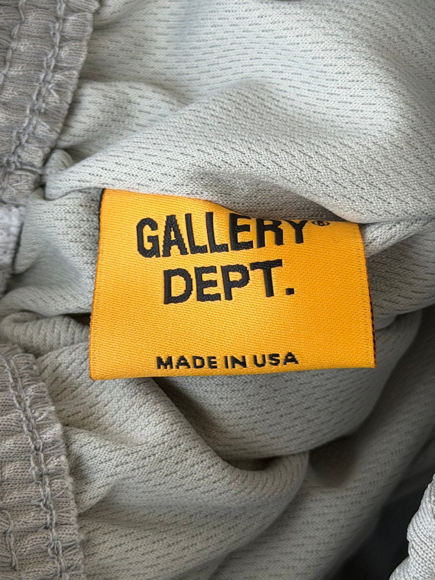Gallery Dept Grey & White Logo Venice Court Shorts