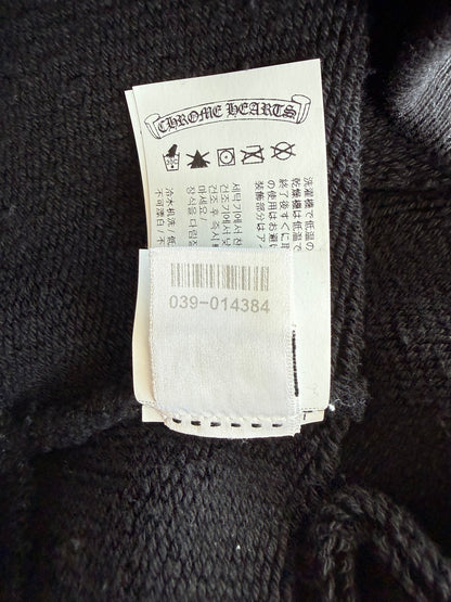 Chrome Hearts Black Triple Cross CH Logo Embroidered Sweater