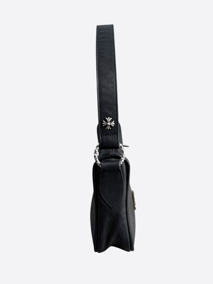 Chrome Hearts Black Leather Chicken Nugget Hand Bag