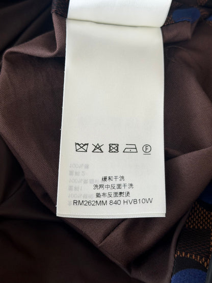 Louis Vuitton Brown Damier & Blue Polka Dot Windbreaker
