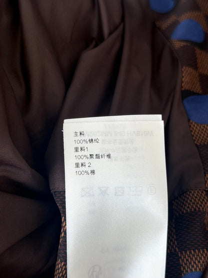Louis Vuitton Brown Damier & Blue Polka Dot Windbreaker