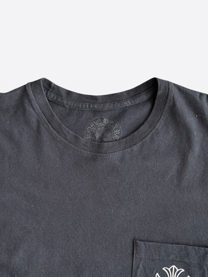 Chrome Hearts Black & White Dagger Logo T-Shirt