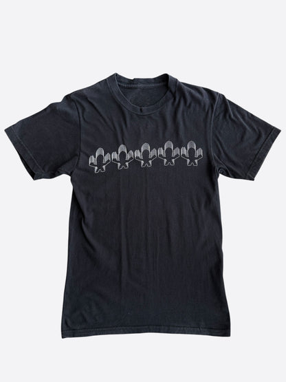 Chrome Hearts Black & White Foti Graphic T-Shirt