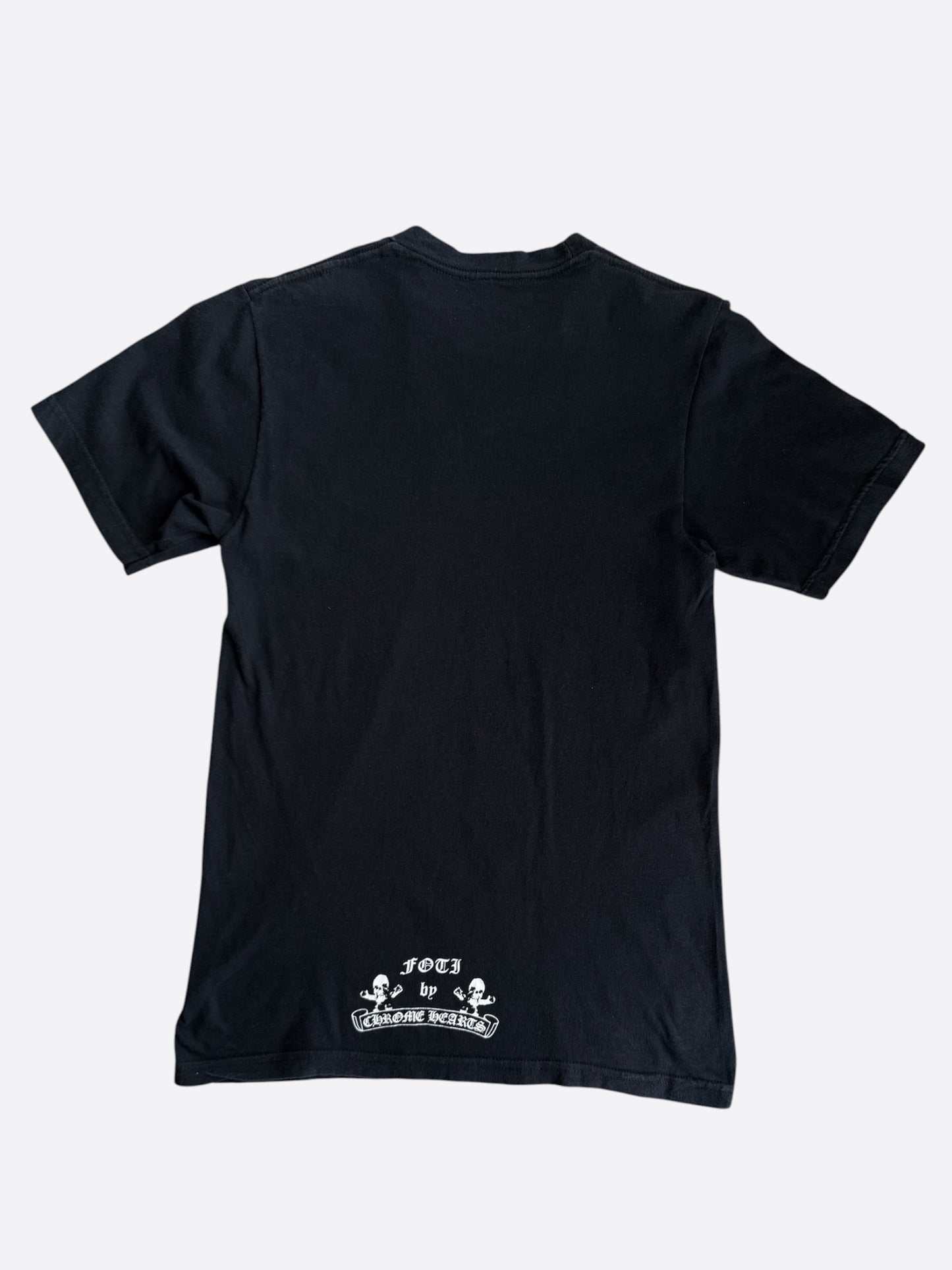 Chrome Hearts Black & White Foti Graphic T-Shirt